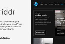 Photo of [Download-S2] Griddr v1.0.1 - Animated Grid Creative WordPress Theme