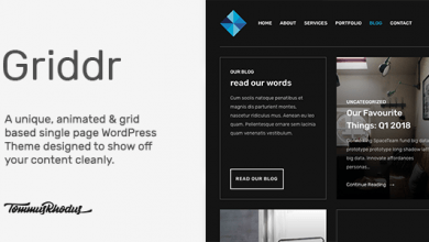 Photo of [Download-S2] Griddr v1.0.4 - Animated Grid Creative WordPress Theme
