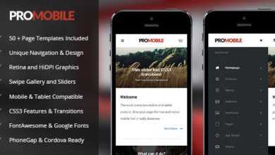 Photo of [Download-S2] ProMobile | Mobile & Tablet Responsive Template