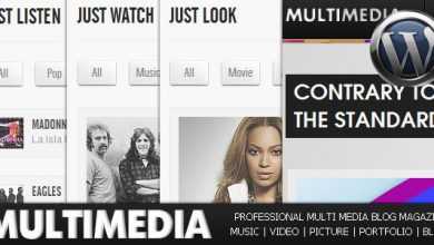 Photo of [Download-S2] Multimedia - Music, Video, Picture, Blog Themeforest WP