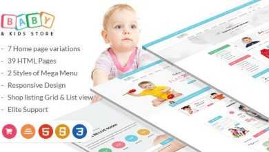 Photo of [Download-S2] Baby & Kids Store - eCommerce HTML Template with RTL Package