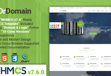 Photo of [Download-S2] OrDomain v2.9 - Responsive HTML5 WHMCS Hosting Template
