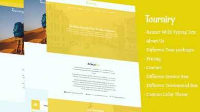 Photo of [Download-S2] Tourniry HTML5 Travel/Tours Template