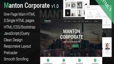 Photo of [Download-S2] Manton Corporate v1.0 - Template HTML 5