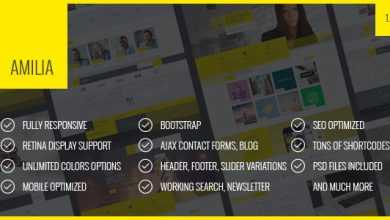 Photo of [Download-S2] Amilia v1.0.5 - Multipurpose One and Multi Page WP Theme