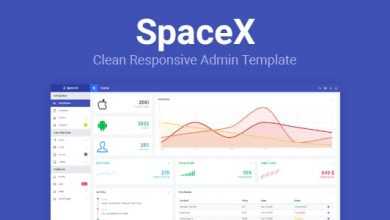 Photo of [Download-S2] SpaceX v1.0 - Bootstrap Admin Template