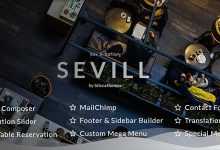 Photo of [Download-S2] Sevill v1.0.5 - Restaurant Cafe WordPress Theme