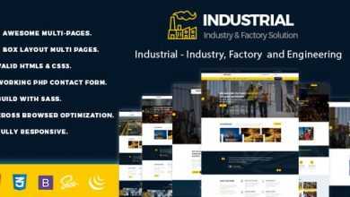 Photo of [Download-S2] Industrial v1.0.0 - Industry, Factory and Engineering Template