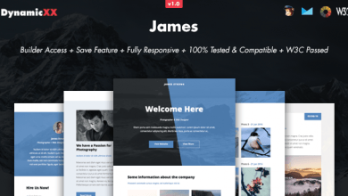 Photo of [Download-S2] James - Responsive Email + Online Template Builder