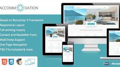 Photo of [Download-S2] Accommodation - Themeforest Landing Page