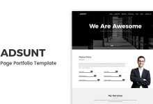 Photo of [Download-S2] Adsunt - One Page Portfolio Template