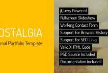 Photo of [Download-S2] Nostalgia - Minimal Portfolio Themeforest Template