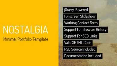 Photo of [Download-S2] Nostalgia - Minimal Portfolio Themeforest Template