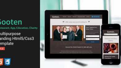 Photo of [Download-S2] Gotten - Restaurant, App, Education, Charity Landing Page