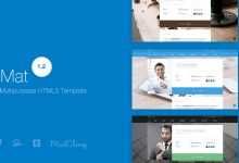 Photo of [Download-S2] I'm Mat v1.2 - Material Personal Resume / CV vCard Template