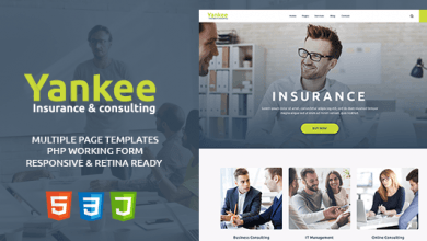 Photo of [Download-S2] Yankee v1.1 - Insurance & Consulting HTML Template