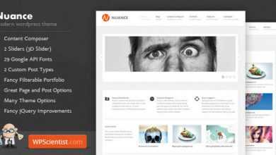 Photo of [Download-S2] Nuance - Powerful Modern WordPress Themeforest Theme