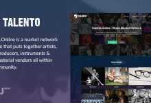 Photo of [Download-S2] Talento - Music Market Network HTML Template