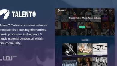 Photo of [Download-S2] Talento - Music Market Network HTML Template