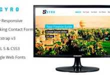 Photo of [Download-S2] Gyro – Creativemarket One Page Green Technologies