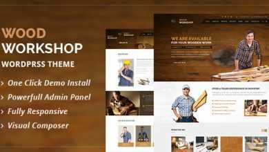 Photo of [Download-S2] Wood Workshop v1.8 - Carpenter and Craftsman WordPress theme