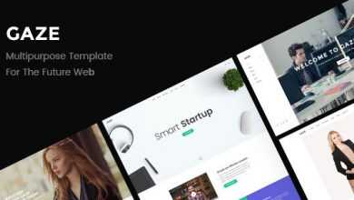 Photo of [Download-S2] Gaze v1.06 - Premium Multipurpose HTML Template