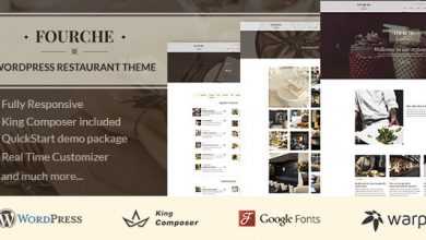 Photo of [Download-S2] Fourche v1.1.4 - Restaurant & Cafe WordPress Theme
