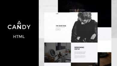 Photo of [Download-S2] Candy - One & Multi Page HTML