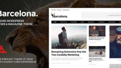 Photo of [Download-S2] Barcelona v1.3.1 - Clean News & Magazine WordPress Theme