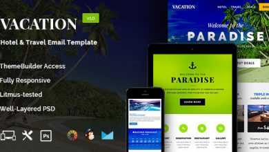 Photo of [Download-S2] Vacation - Hotel/Travel Newsletter + Builder Access