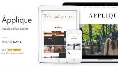 Photo of [Download-S2] Applique - Fashion Blog Theme