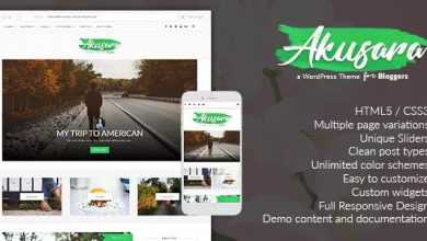 Photo of [Download-S2] Akusara v3.0 - Multipurpose Blog Theme