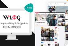 Photo of [Download-S2] Wlog v1.0 - Blog and Magazine HTML Template