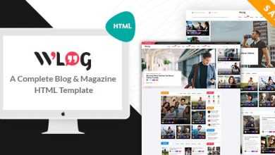 Photo of [Download-S2] Wlog v1.0 - Blog and Magazine HTML Template