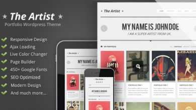 Photo of [Download-S2] The Artist - Themeforest Clean Responsive Portfolio Theme