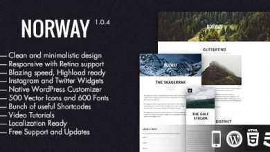 Photo of [Download-S2] Norway - Responsive WordPress Theme