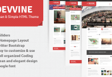 Photo of [Download-S2] Devvine - Modern & Clean Responsive Site Template