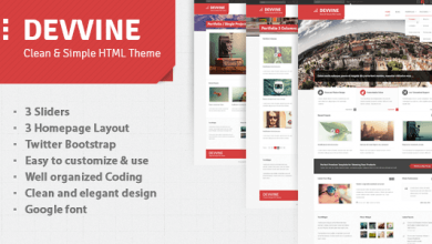 Photo of [Download-S2] Devvine - Modern & Clean Responsive Site Template