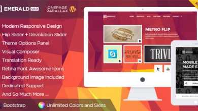 Photo of [Download-S2] Emerald - Themeforest Responsive Onepage WP Theme