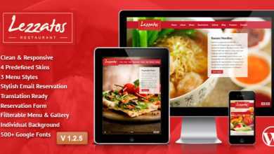 Photo of [Download-S2] Lezzatos v1.2.5 - Restaurant Responsive Wordpress Theme