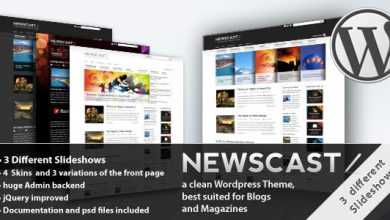 Photo of [Download-S2] Newscast 4 in 1 v2.1 - Wordpress Magazine and Blog