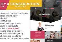 Photo of [Download-S2] Beauty & Construction Services HTML Template