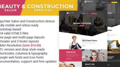 Photo of [Download-S2] Beauty & Construction Services HTML Template