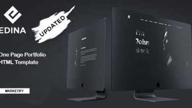 Photo of [Download-S2] Edina - Personal / Portfolio / Resume Template