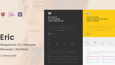 Photo of [Download-S2] Eric - Responsive CV / Resume / Personal / Portfolio Template