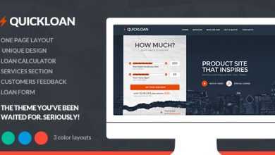 Photo of [Download-S2] QuickLoan - Responsive HTML One Page Template