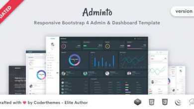 Photo of [Download-S2] Adminto v2.1 - Responsive Admin & Dashboard Template