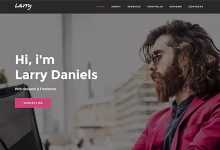 Photo of [Download-S2] Larry v1.0.2 - Personal Onepage WordPress Theme