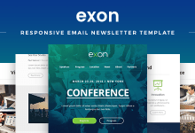 Photo of [Download-S2] Exon v1.4 - Responsive Email Newsletter Template