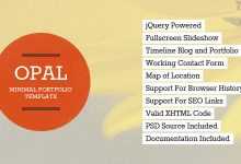 Photo of [Download-S2] Opal - Themeforest Minimal HTML Portfolio Template